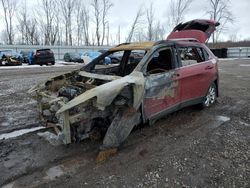 Salvage cars for sale at Angola, NY auction: 2017 Jeep Cherokee Limited