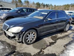 Salvage cars for sale at Exeter, RI auction: 2008 Mercedes-Benz S 550 4matic