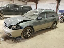 Salvage cars for sale from Copart Chambersburg, PA: 2002 Subaru Legacy Outback AWP