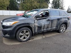 2015 Toyota Highlander Limited en venta en Arlington, WA