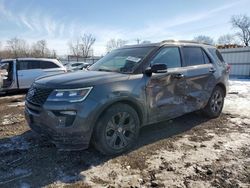 Salvage cars for sale at Chicago Heights, IL auction: 2018 Ford Explorer Sport