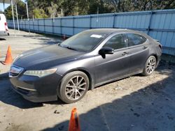 Salvage cars for sale at Savannah, GA auction: 2015 Acura TLX Tech