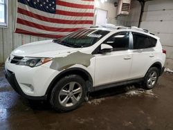 Salvage cars for sale at Lyman, ME auction: 2013 Toyota Rav4 XLE