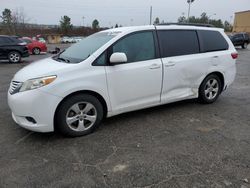 Toyota Sienna le salvage cars for sale: 2015 Toyota Sienna LE