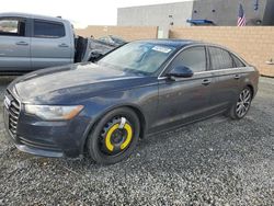 Salvage cars for sale at Mentone, CA auction: 2015 Audi A6 Premium Plus