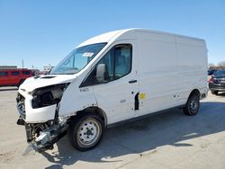 Salvage trucks for sale at Grand Prairie, TX auction: 2019 Ford Transit T-150