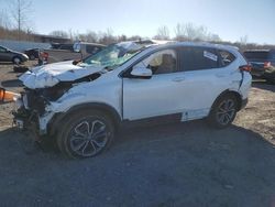 Salvage cars for sale at Assonet, MA auction: 2021 Honda CR-V EX