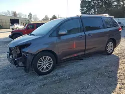 Salvage cars for sale at Knightdale, NC auction: 2012 Toyota Sienna XLE