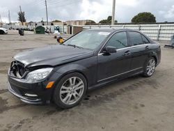 Salvage cars for sale at Miami, FL auction: 2011 Mercedes-Benz C300