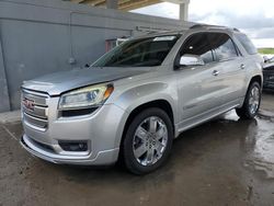 Salvage cars for sale at West Palm Beach, FL auction: 2014 GMC Acadia Denali