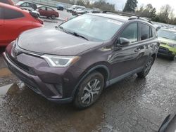 Salvage cars for sale at Portland, OR auction: 2017 Toyota Rav4 LE