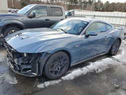 Salvage cars for sale at Exeter, RI auction: 2024 Ford Mustang GT