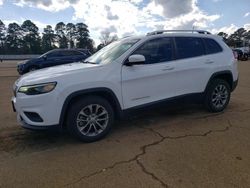 Salvage cars for sale at Longview, TX auction: 2019 Jeep Cherokee Latitude Plus