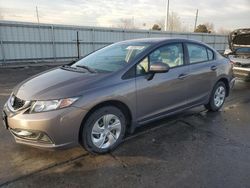 Salvage cars for sale at Littleton, CO auction: 2015 Honda Civic LX