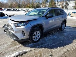 Salvage cars for sale at North Billerica, MA auction: 2021 Toyota Rav4 LE