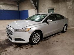 Salvage cars for sale at Chalfont, PA auction: 2017 Ford Fusion S