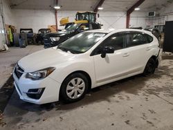 Salvage cars for sale at Center Rutland, VT auction: 2015 Subaru Impreza