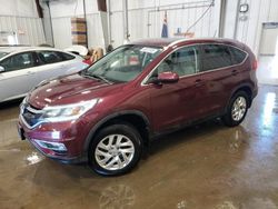 Salvage cars for sale at Franklin, WI auction: 2015 Honda CR-V EXL