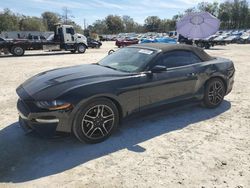 Salvage cars for sale at Ocala, FL auction: 2018 Ford Mustang