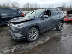 Salvage cars for sale at Marlboro, NY auction: 2022 Toyota Rav4 XLE Premium