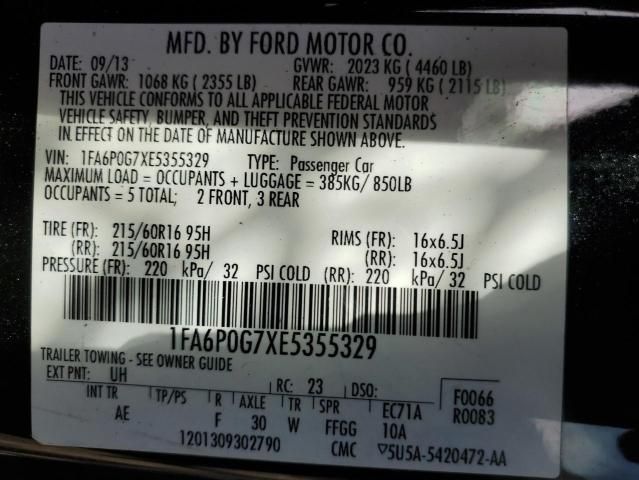 2014 Ford Fusion S