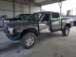 Salvage SUVs for sale at auction: 2002 Dodge Dakota Quad Sport