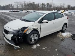 Salvage cars for sale at Glassboro, NJ auction: 2018 KIA Forte LX