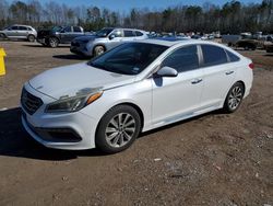 Salvage cars for sale from Copart Charles City, VA: 2017 Hyundai Sonata Sport