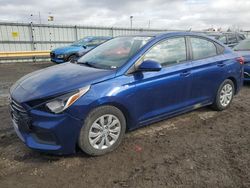 Salvage cars for sale at Dyer, IN auction: 2020 Hyundai Accent SE