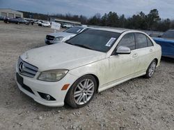 Mercedes-Benz salvage cars for sale: 2009 Mercedes-Benz C 300 4matic