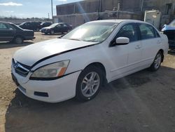 Salvage cars for sale at Fredericksburg, VA auction: 2007 Honda Accord EX