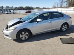 Salvage cars for sale at Dunn, NC auction: 2015 Honda Civic LX