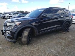 Salvage cars for sale from Copart Sacramento, CA: 2020 Ford Explorer ST