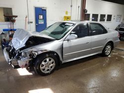 Salvage cars for sale at Blaine, MN auction: 2002 Honda Accord EX