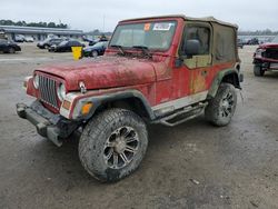 2002 Jeep Wrangler / TJ SE en venta en Harleyville, SC