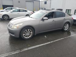 Salvage cars for sale at auction: 2008 Infiniti G35