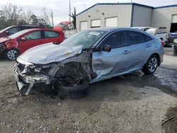 Salvage cars for sale at Savannah, GA auction: 2016 Honda Civic LX