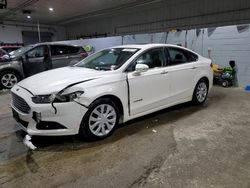 Salvage cars for sale at Candia, NH auction: 2014 Ford Fusion Titanium HEV