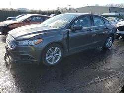 Salvage cars for sale at Exeter, RI auction: 2018 Ford Fusion SE