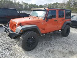 Salvage cars for sale at Ellenwood, GA auction: 2015 Jeep Wrangler Unlimited Sport