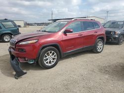 Salvage cars for sale at Temple, TX auction: 2017 Jeep Cherokee Latitude