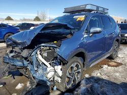 Salvage cars for sale at Littleton, CO auction: 2022 Subaru Forester Touring