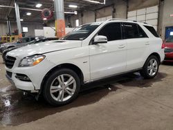 Salvage cars for sale at Blaine, MN auction: 2012 Mercedes-Benz ML 350 4matic