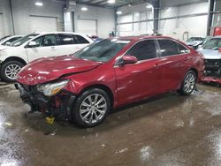 Salvage cars for sale at Ham Lake, MN auction: 2015 Toyota Camry LE