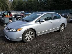 Honda Civic salvage cars for sale: 2008 Honda Civic LX