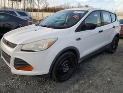 Salvage cars for sale at Spartanburg, SC auction: 2016 Ford Escape S