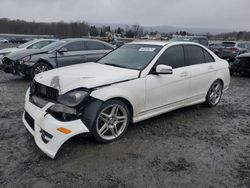 Salvage cars for sale at Duryea, PA auction: 2014 Mercedes-Benz C 300 4matic