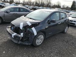 Nissan salvage cars for sale: 2017 Nissan Leaf S