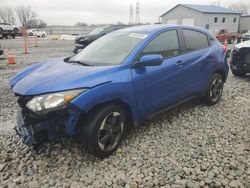 Salvage cars for sale at Barberton, OH auction: 2018 Honda HR-V EX