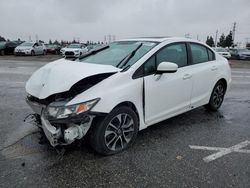 Honda Civic ex salvage cars for sale: 2014 Honda Civic EX